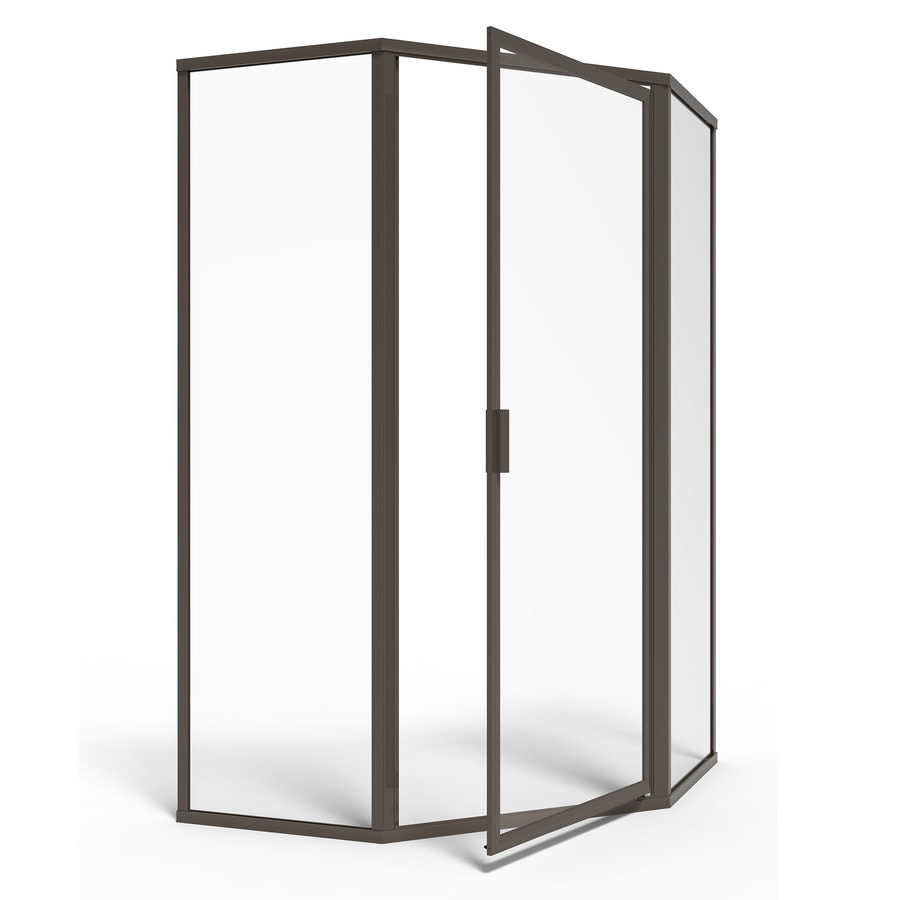 American Standard Framed OilRubbed Bronze Shower Door at