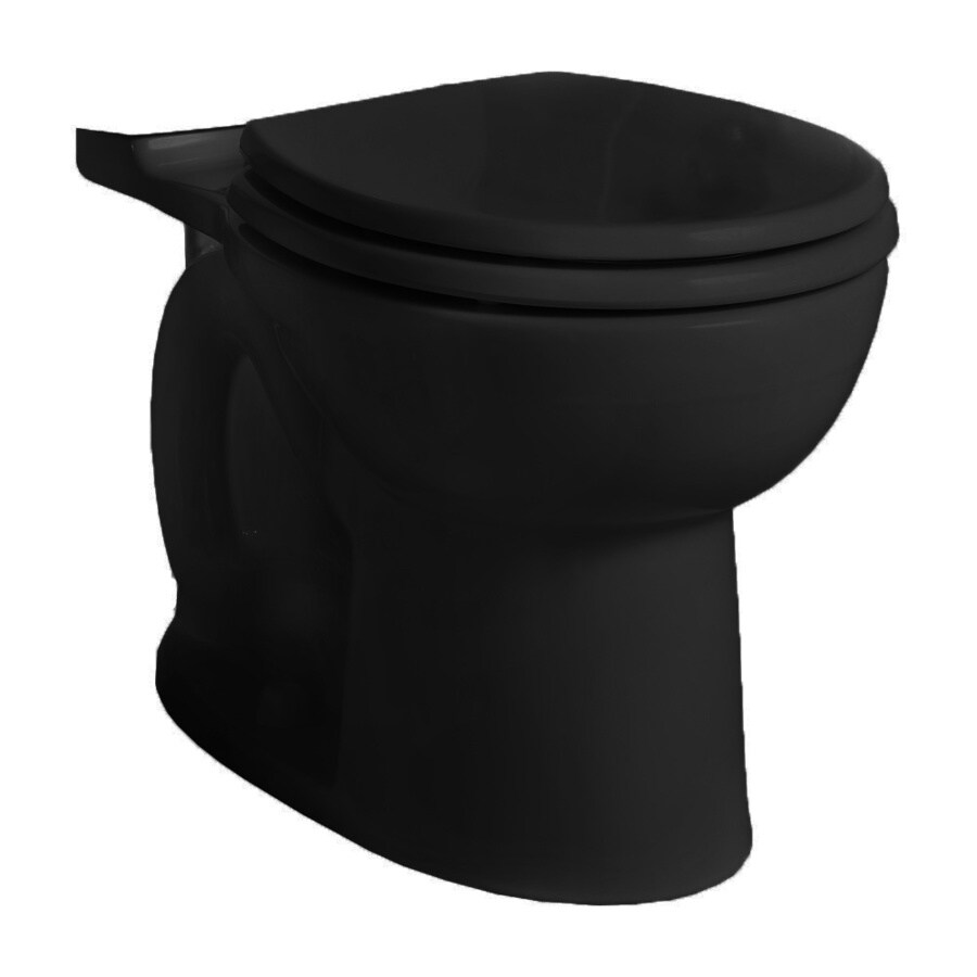 American Standard Cadet Black Round Toilet Bowl at
