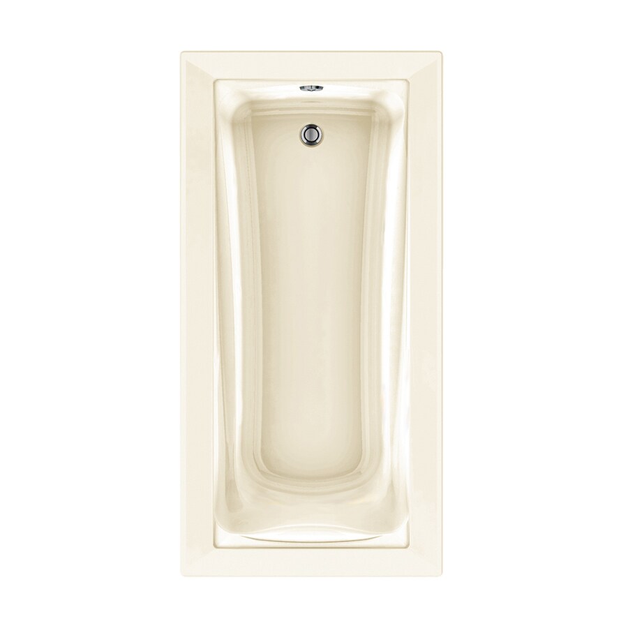American Standard Green Tea 72in Linen Acrylic DropIn Air Bath with Reversible Drain in the