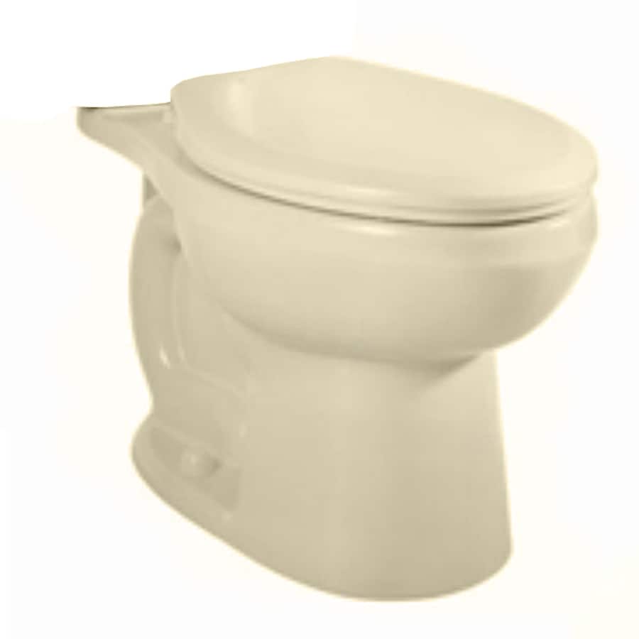 American Standard H2Option Bone Round Chair Height Toilet Bowl at