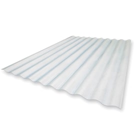 Sequentia 2 166 Ft X 12 Ft Corrugated White Fiberglass Roof Panel In The Roof Panels Department At Lowes Com