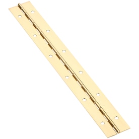 UPC 033923838429 product image for Gatehouse 1-1/2-in x 12-in Brass Cabinet Hinge | upcitemdb.com