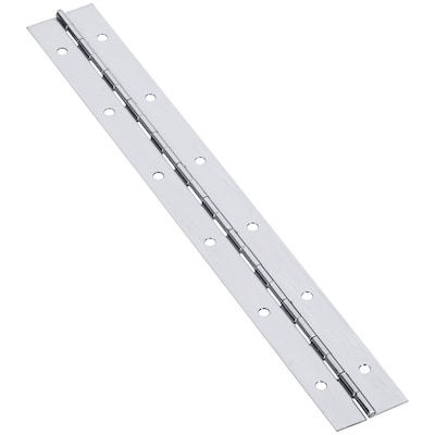 Gatehouse Brushed Stainless Steel Piano Cabinet Hinge At Lowes Com