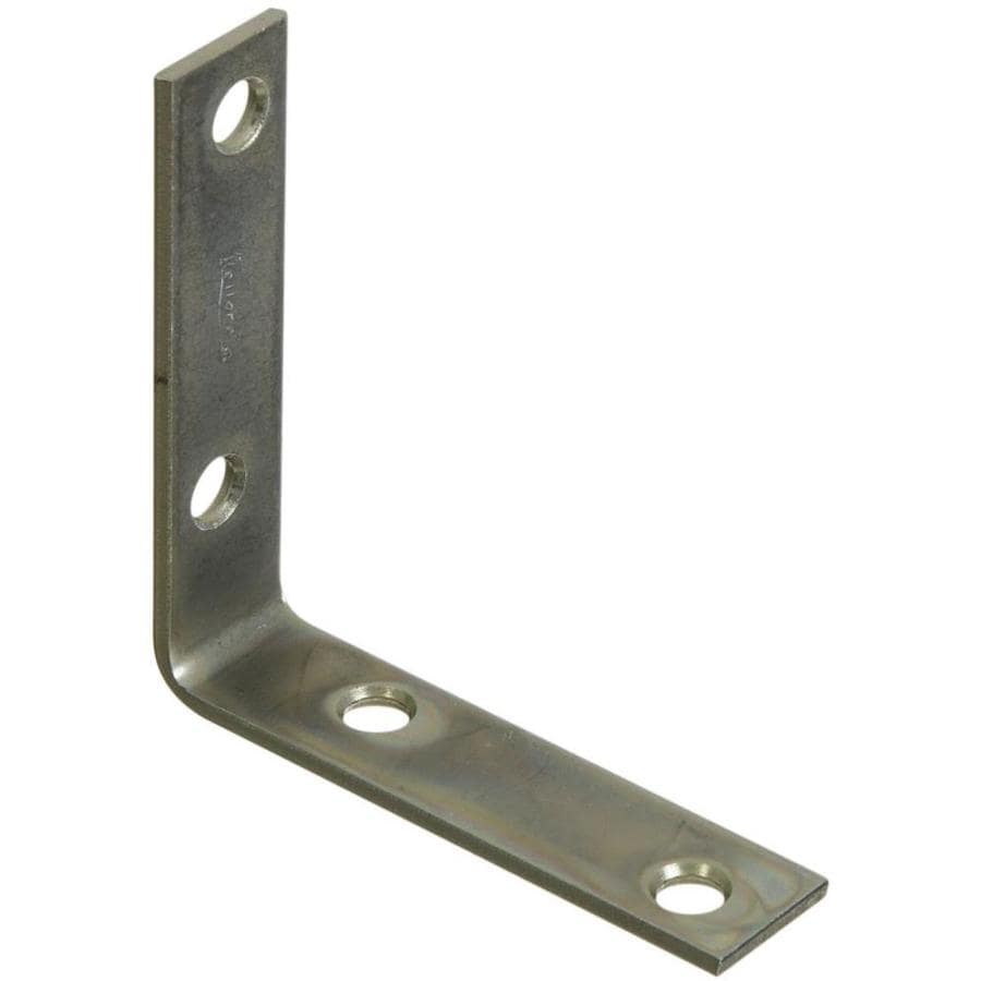 Shop Stanley National Hardware 4 Pack 3 In Zinc Corner Brace At Lowes Com   033923839006 