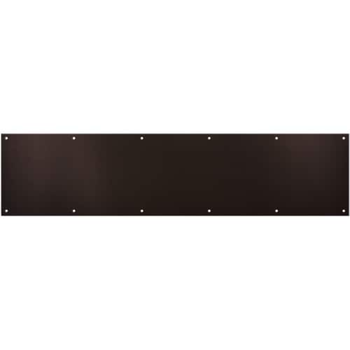 34 In X 8 In Oil Rubbed Bronze Entry Door Kick Plate