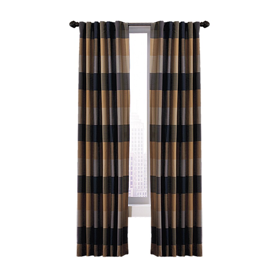 allen + roth 63-in L Onyx Emilia Curtain Panel at Lowes.com