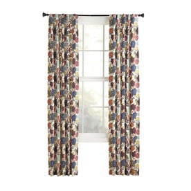 Style Selections Bernard 84-in Multi Polyester Light Filtering Single Curtain Panel