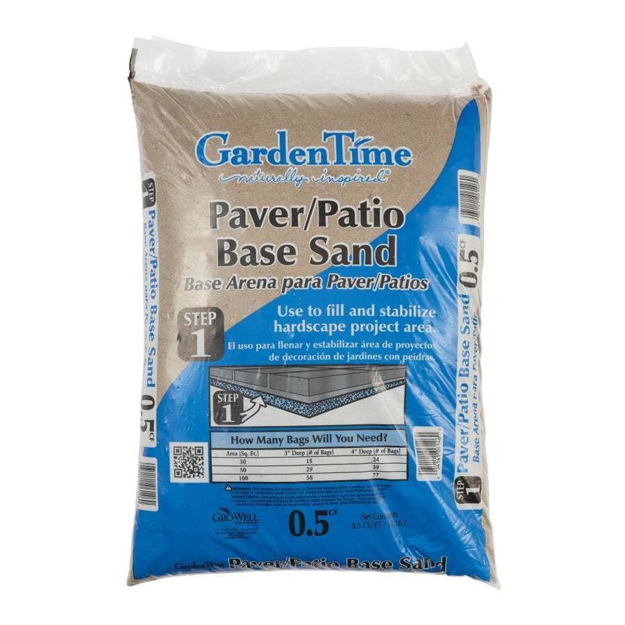 Garden Time 0 5 Cu Ft Paver Base Sand At Lowes Com