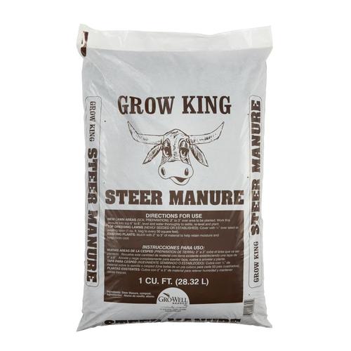 GROWELL 1cu ft Organic Compost and Manure Provides Organic Nutrients