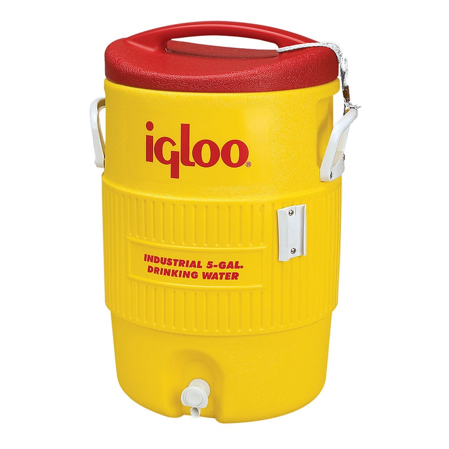 Shop Igloo 5-Gallon Yellow Poly Beverage Dispenser at Lowes.com