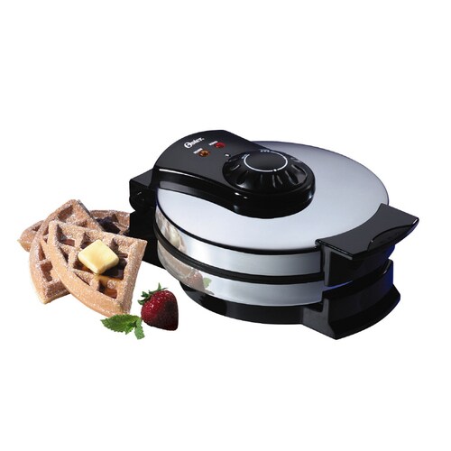 Oster Round Belgian Waffle Maker in the Waffle Makers department at