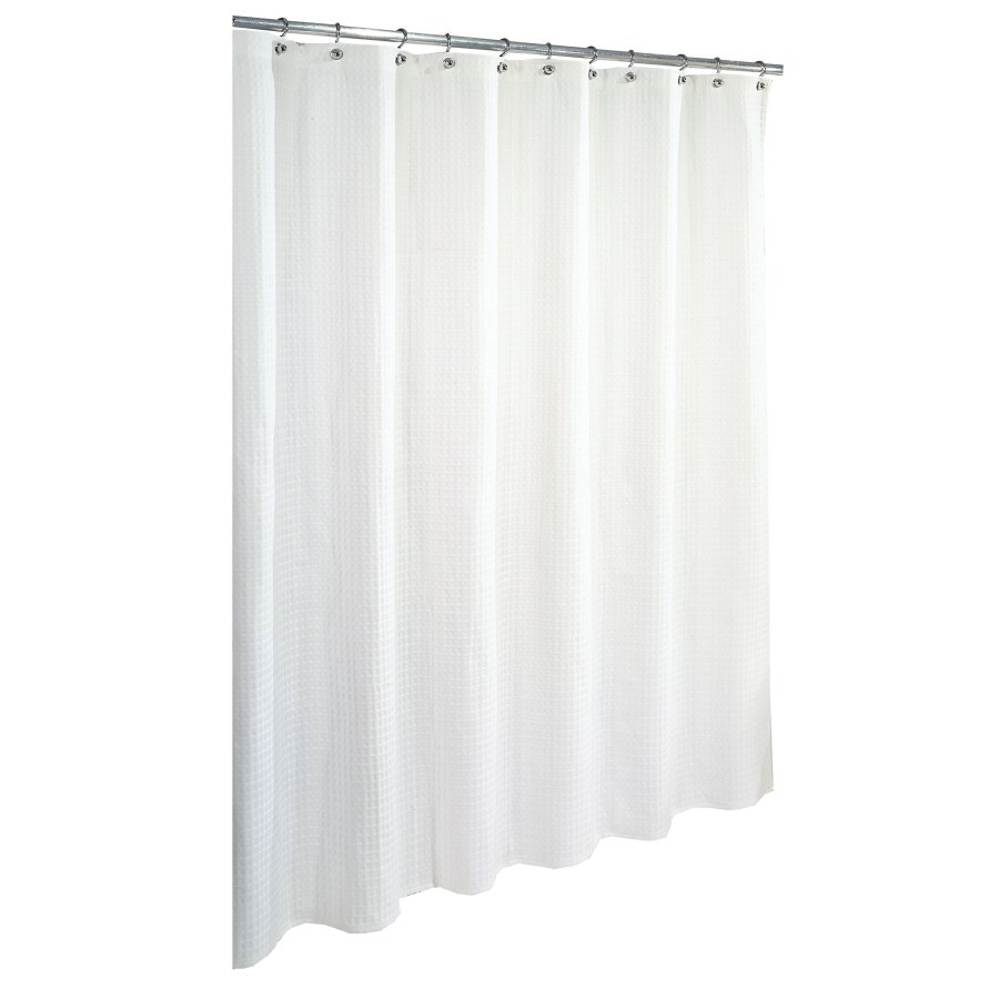 allen + roth 1M0-040A0-2009/100 Brookhaven 70-in L Cotton Shower Curtain