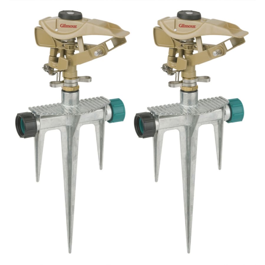 Gilmour 5,800sq ft Impulse Spike Lawn Sprinkler at