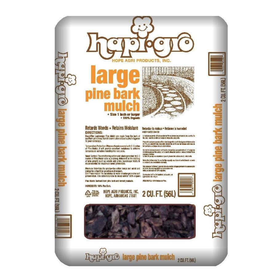 Hapi-Gro DE02H 2-cu ft Brown Pine Bark Nuggets