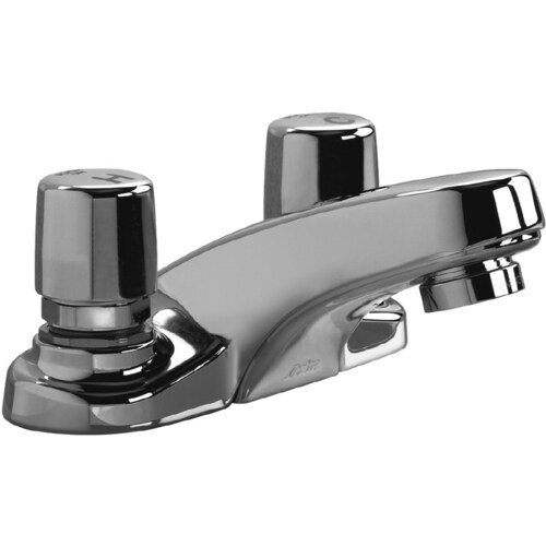 Delta Commercial Chrome 2Handle 4in Centerset Bathroom Sink Faucet at