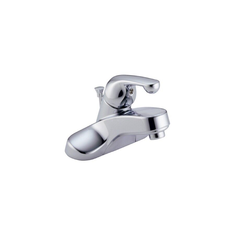 Delta Chrome 1-Handle Bathroom Faucet (Drain Included) at Lowes.com