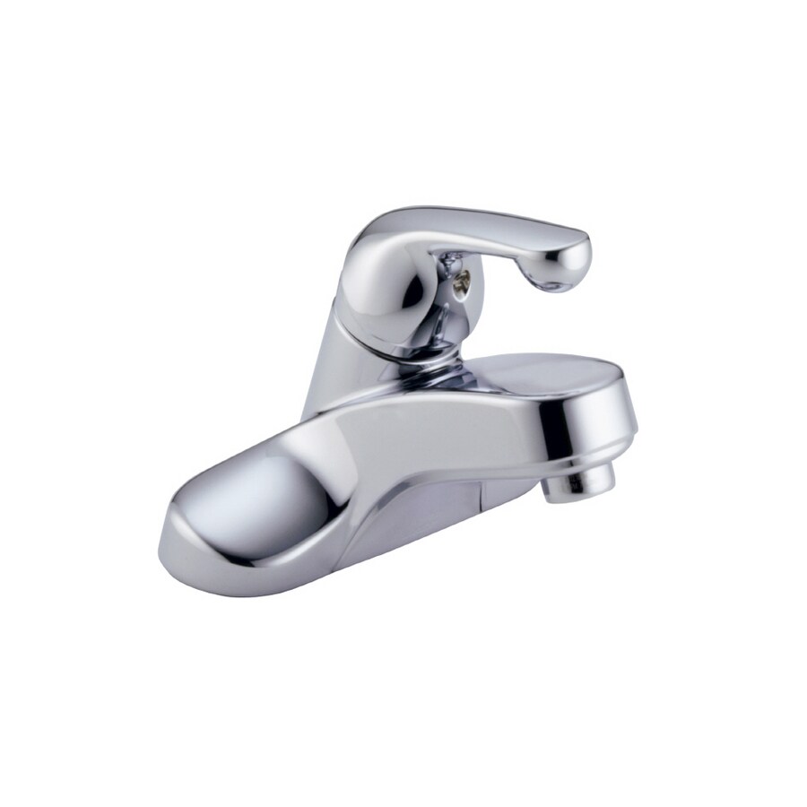 Delta Chrome 1 Handle Bathroom Faucet Drain Included At Lowes