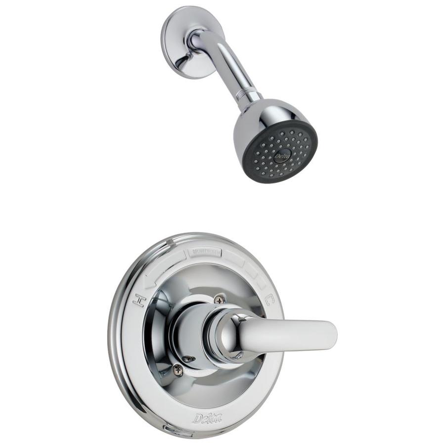 Delta Chrome 1Handle Shower Faucet with Valve at