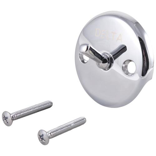 Delta Chrome Metal Face Plate in the Bathtub Drains department at