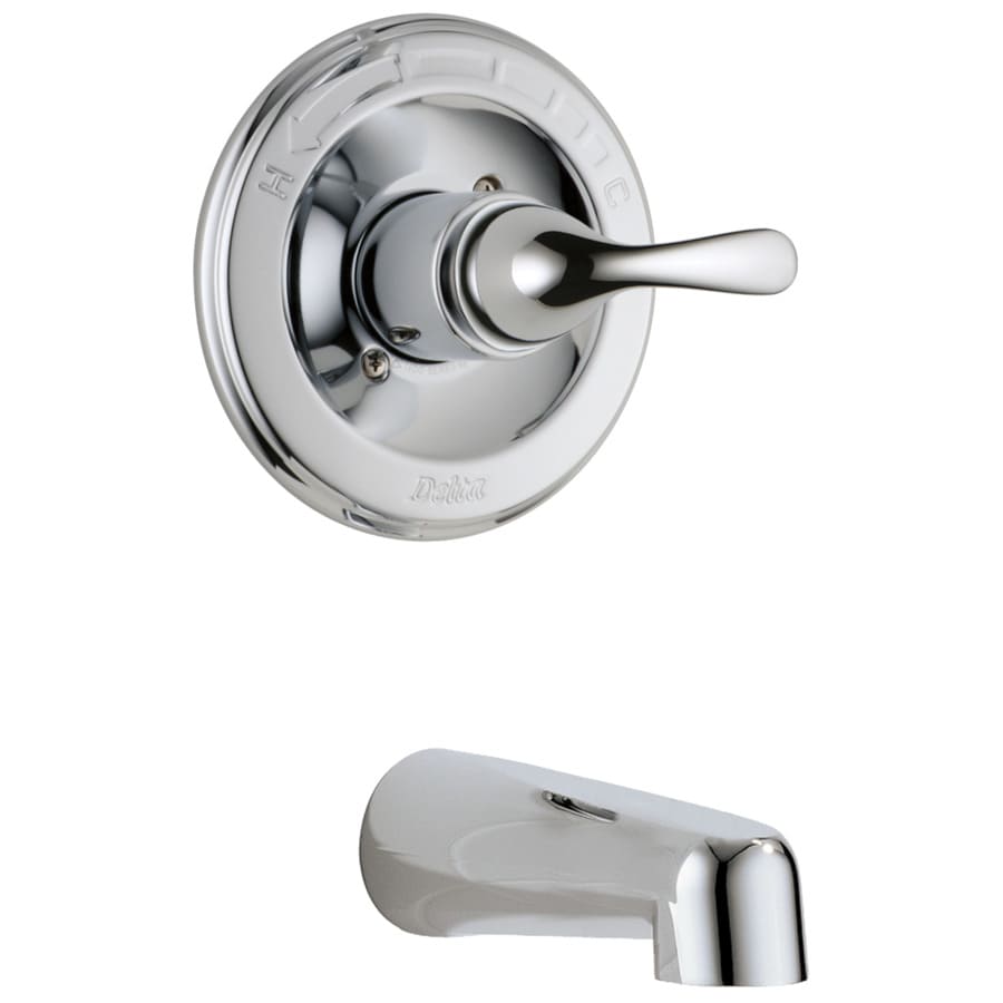 Delta Classic Chrome 1 Handle Wall Mount Bathtub Faucet At