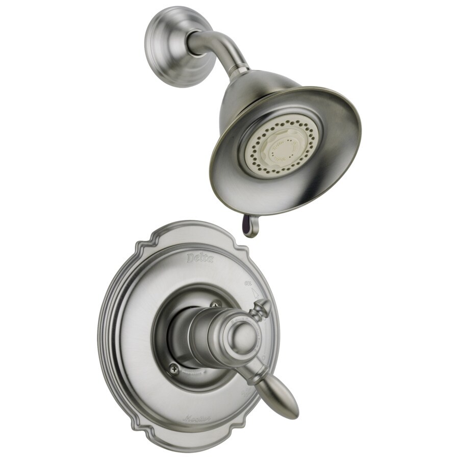 Delta Victorian Stainless 1 Handle Shower Faucet At Lowes Com