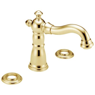 Delta Victorian Polished Brass 2 Handle Residential Deck Mount