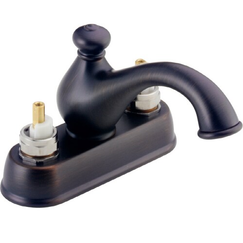Delta Leland Bronze 2Handle WaterSense Bathroom Sink Faucet (Drain Included) at