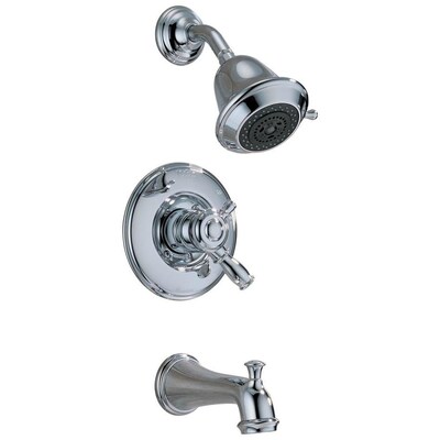 Delta Yorkshire Chrome 1 Handle Bathtub And Shower Faucet At Lowes Com