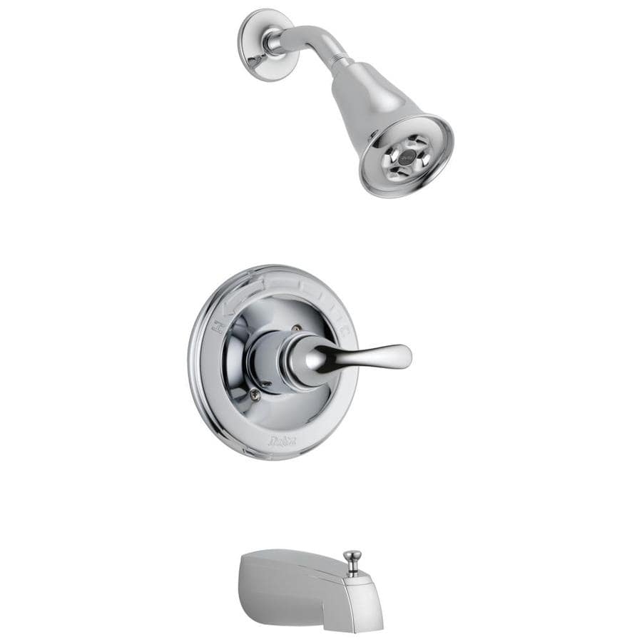 Delta Classic Chrome 1-Handle Bathtub and Shower Faucet