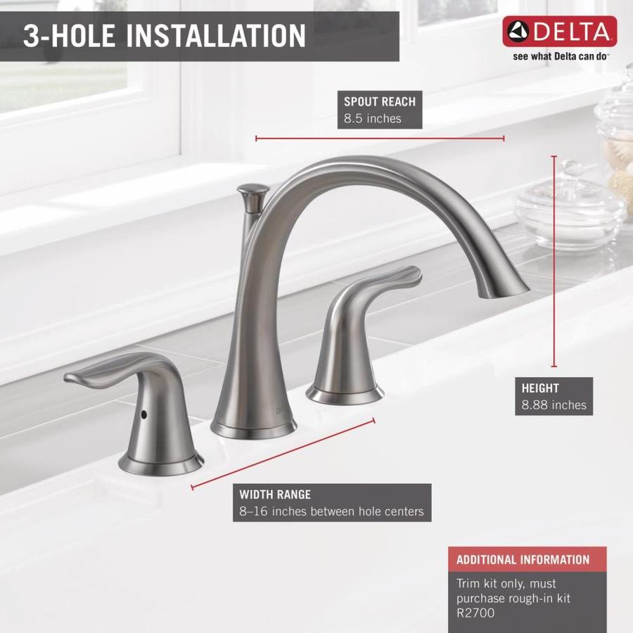 Delta T2738-SS Roman-Tub-Faucets - View #4