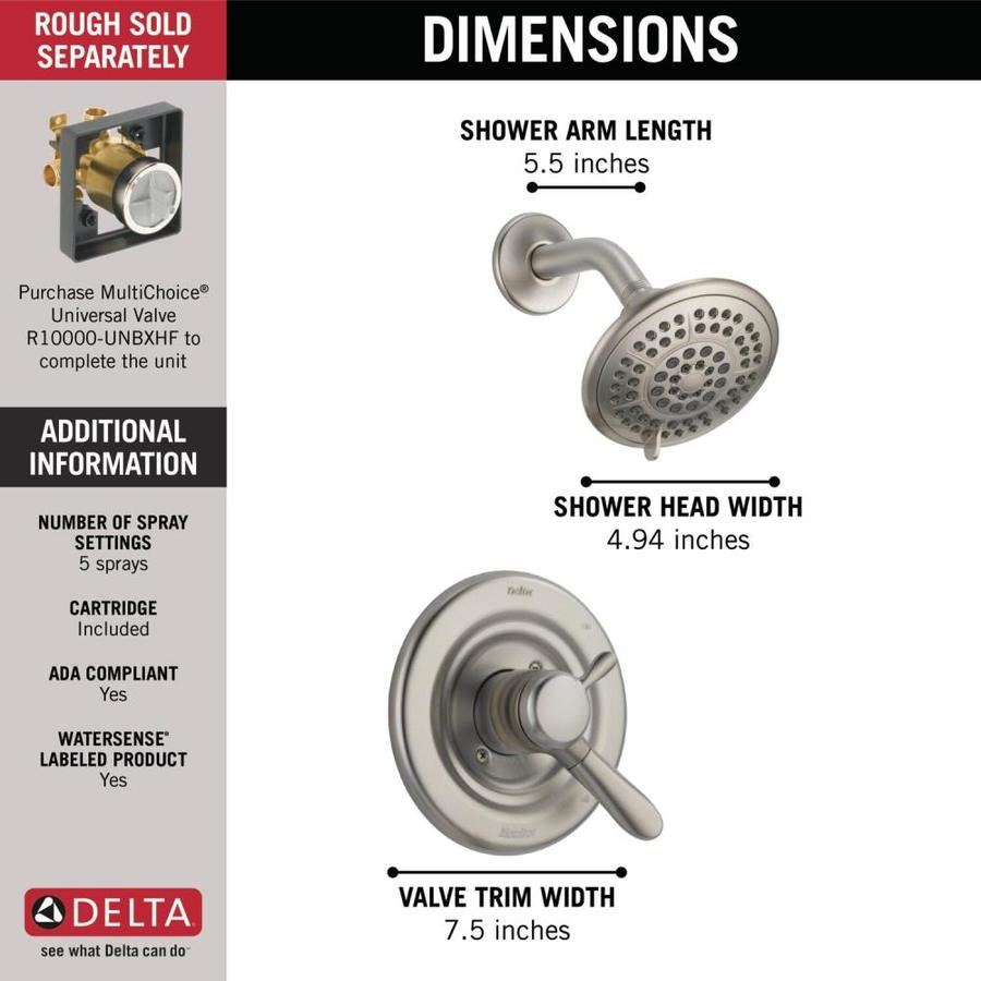 Delta T17238-SS Tub-Shower-Faucets - View #3