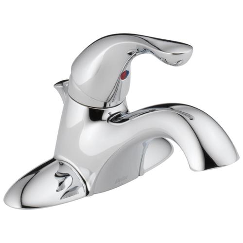 Delta Classic Chrome 1 Handle 4 In Centerset Watersense Bathroom Delta Classic Chrome 1 Handle 4 In