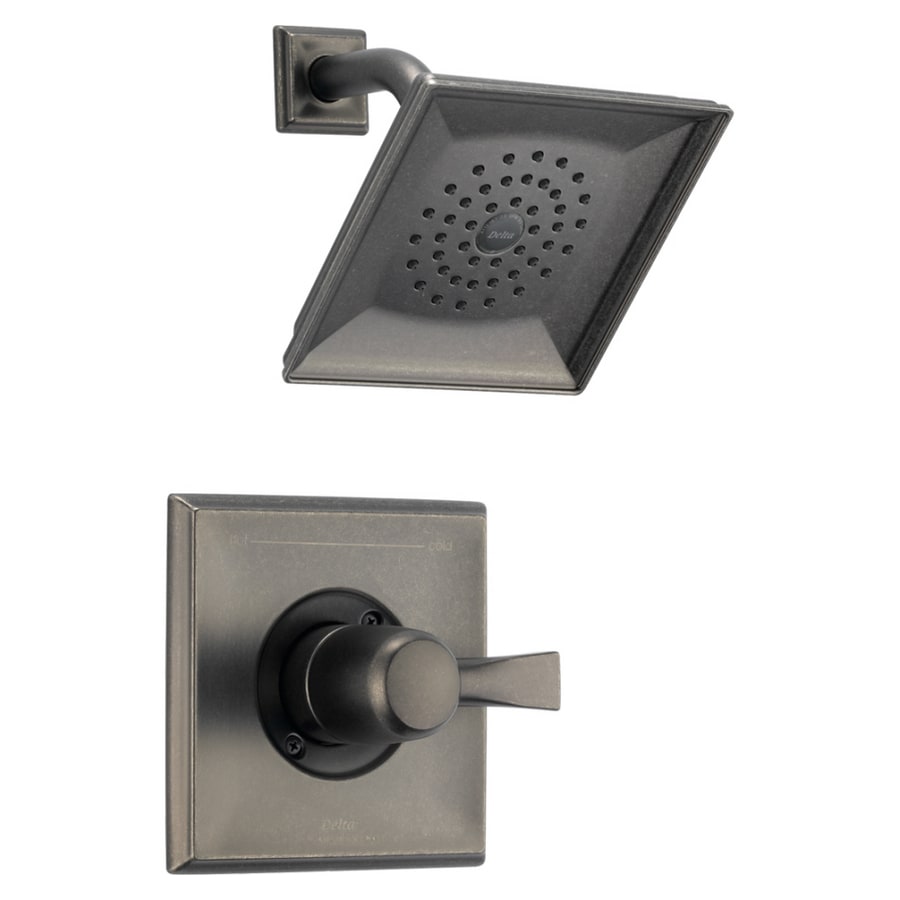 Delta Dryden Aged Pewter 1-Handle Shower Faucet Faucet Trim Kit with ...