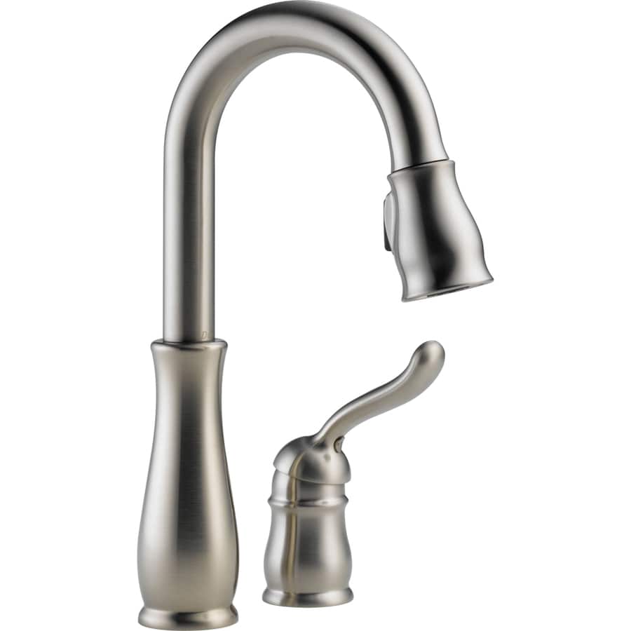 Delta Leland Stainless 1 Handle Bar Faucet At Lowes Com