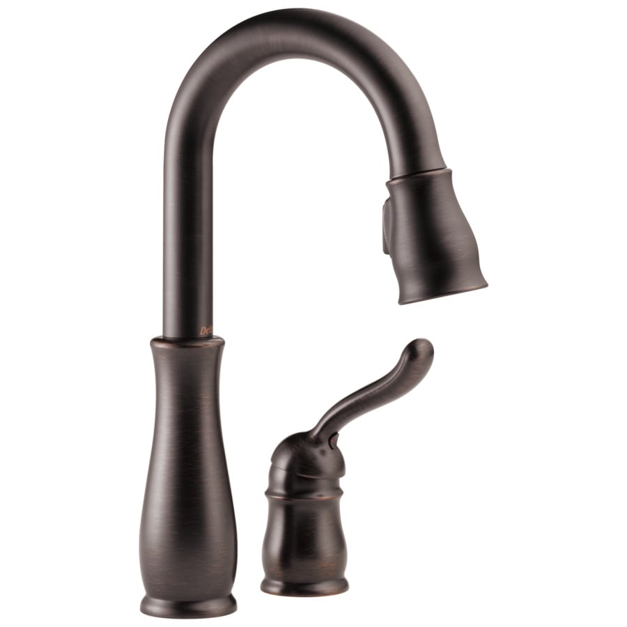 Delta Leland Venetian Bronze 1-Handle Deck Mount Bar and ...