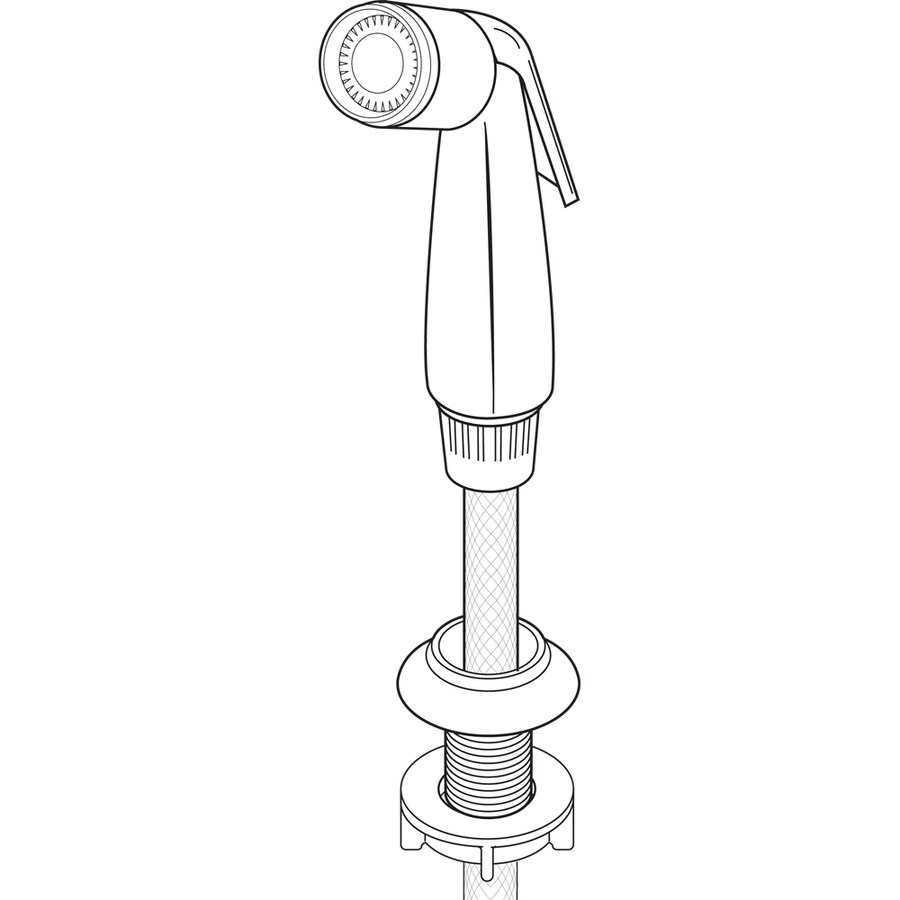 Peerless 48in Vinyl Faucet Spray Kit at