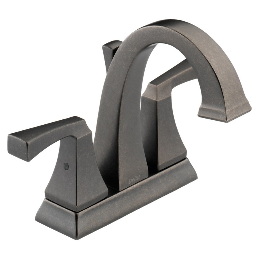 Delta Dryden Aged Pewter 2-Handle WaterSense Bathroom Sink Faucet ...