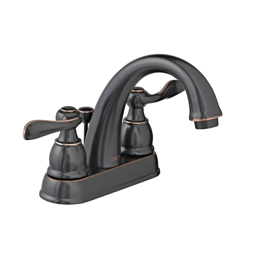 Delta Windemere Oil Rubbed Bronze 2 Handle 4 In Centerset