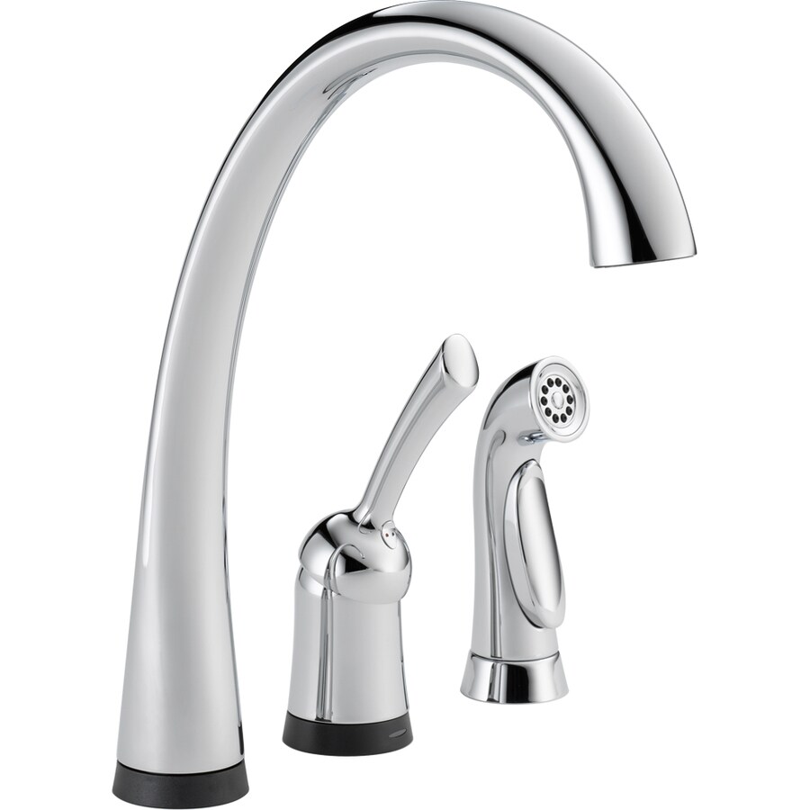 Delta Pilar Touch Chrome 1 Handle High Arc Touch Kitchen Faucet At