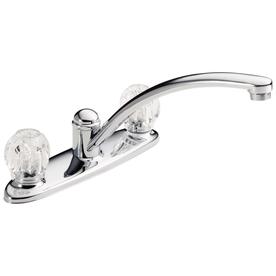 Delta Foundations Chrome Handle Low Arc Sink Counter Mount Kitchen Faucet Delta Foundations Chrome Handle Low Arc Sink Counter Mount Kitchen Faucet