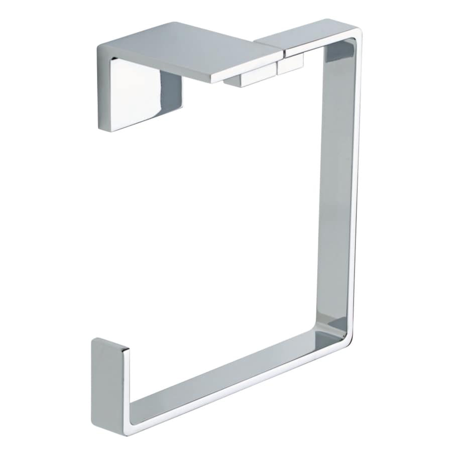 Vero Chrome Wall-Mount Towel Ring