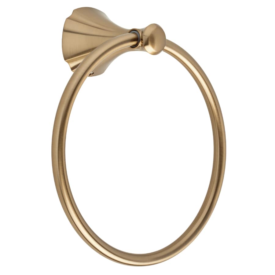 Delta Addison Champagne Bronze Wall Mount Towel Ring At Lowes Com   034449640251 