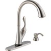 Shop Delta Ashton Touch2O Stainless 1-Handle Deck Mount Pull-Down Touch