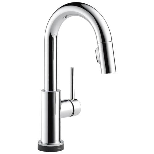 Delta Trinsic Touch Chrome 1-Handle Deck-Mount Pull-Down Touch Kitchen ...