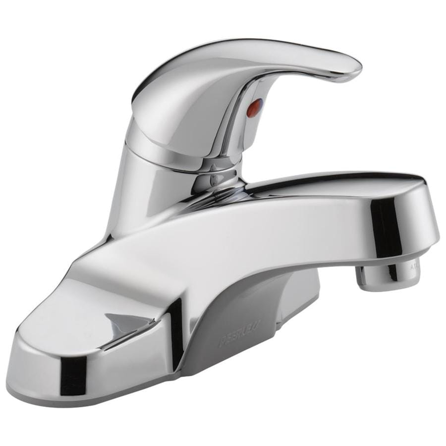 Peerless Chrome 1 Handle 4 In Centerset Watersense Bathroom Sink