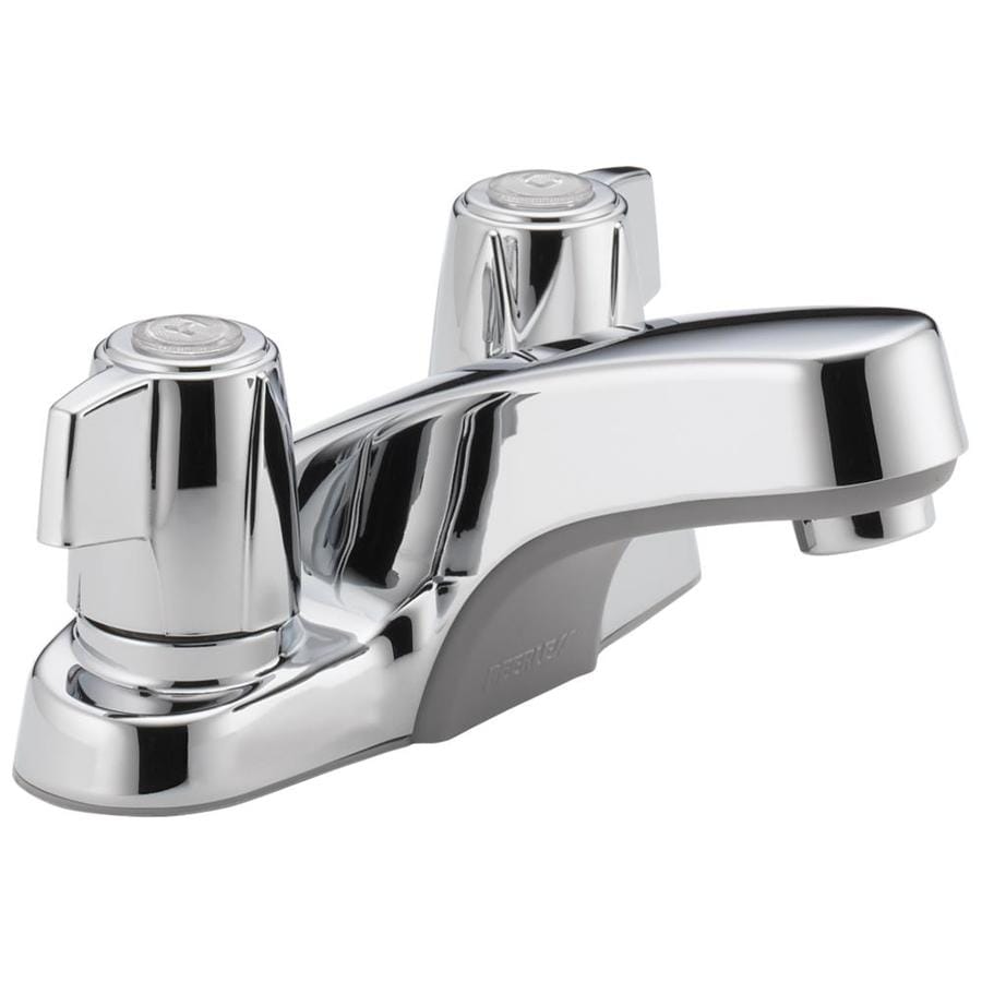 Peerless P241LF Chrome 2-Handle 4-in Centerset WaterSense Bathroom Faucet