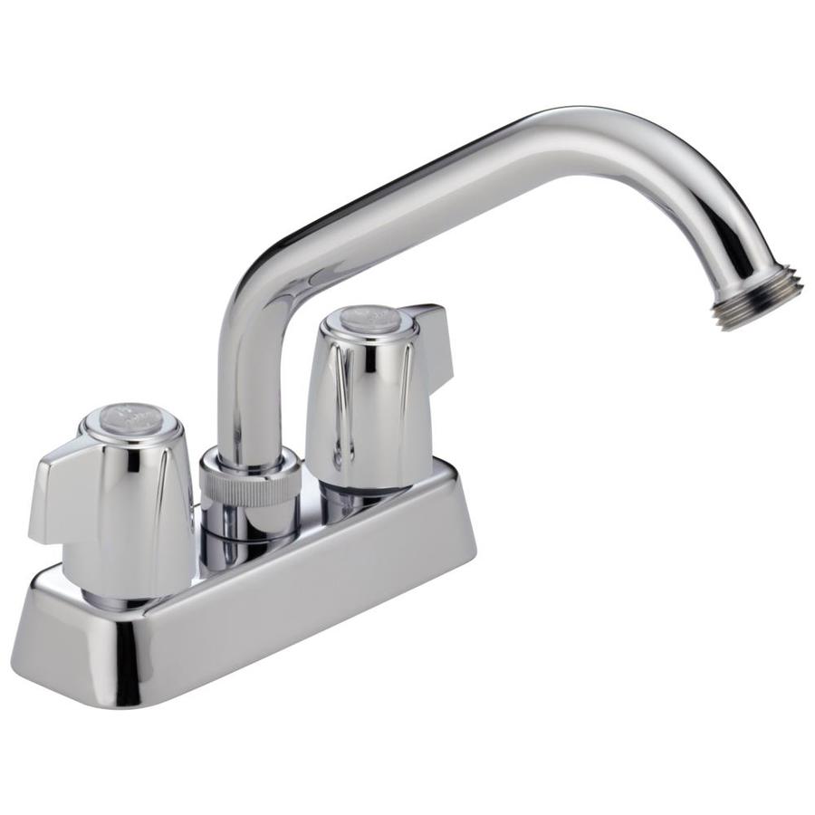 Peerless Chrome 2-Handle Utility Sink Faucet at Lowes.com