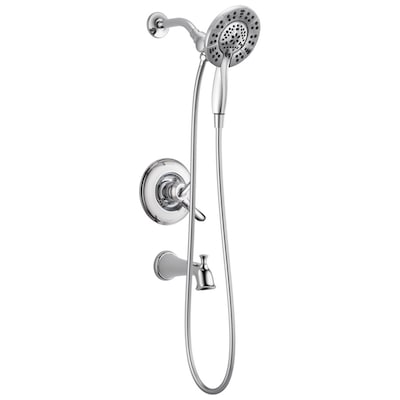 Delta Linden Chrome 1 Handle Bathtub And Shower Faucet Trim Kit