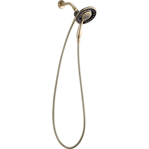 Delta In2ition Champagne Bronze 4-Spray Dual Shower Head 2-GPM (7.6-LPM) in the Shower Heads department at Lowes.com Delta In2iti... 
