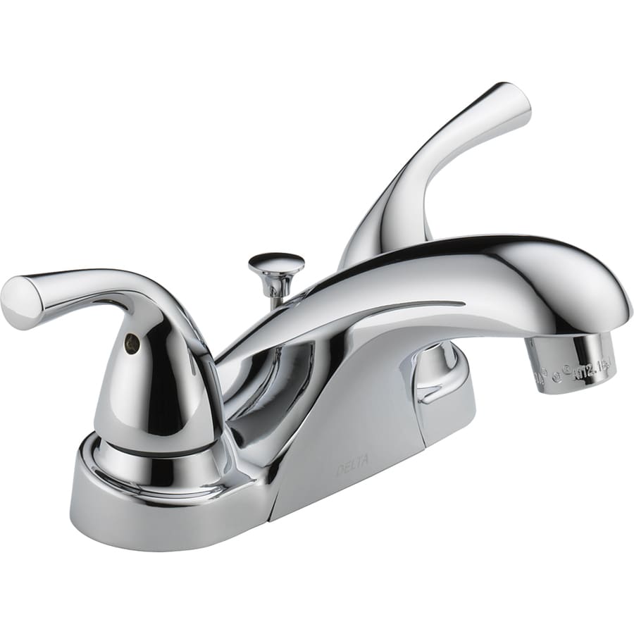 Shop Delta Foundations Chrome 2 Handle 4 In Centerset WaterSense